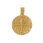 Κωνσταντινάτο Χρυσό 14 Καρατίων ( 2,2 εκ διάμετρος )